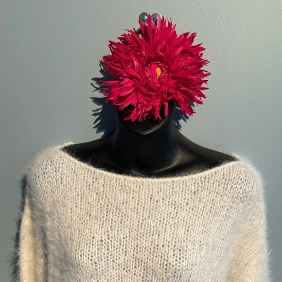 🧶Handmade Soft Luxe Color-Block Merino Wool Sweater - Picture 6 of 14